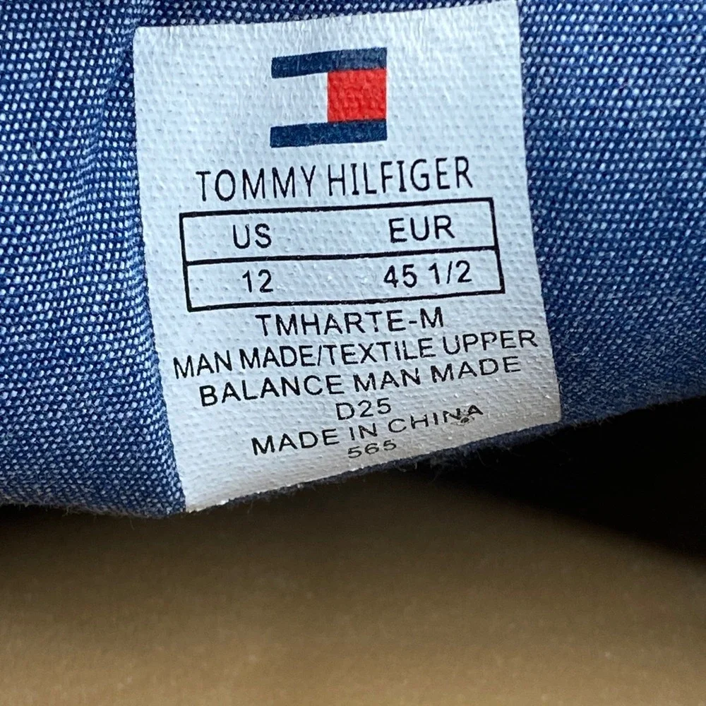 Tommy Hilfiger Harte-M Loafers Mens 12 Brown Slip On Moc Toe Casual Shoes